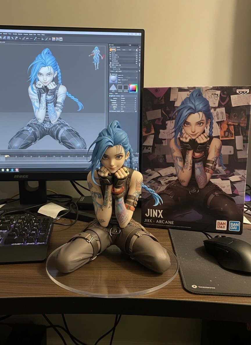 Gaming Character 3D Figure